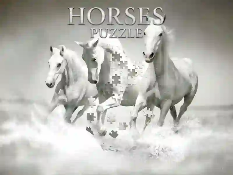 Mchezo Horses Puzzle online