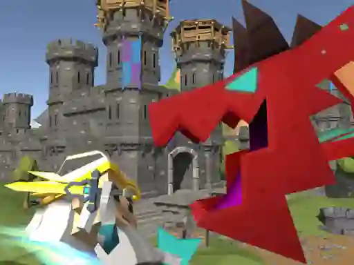 Mchezo Blocky Fantasy Battle Simulator online