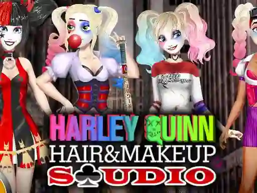 Mchezo Harley Quinn Hair and Makeup Studio online