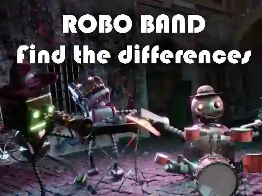Mchezo Robot Band - Find the Differences online
