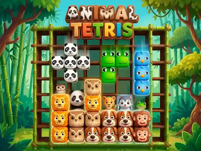 Mchezo Animal Tetris online