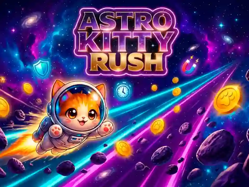 Mchezo Astro Kitty Rush online