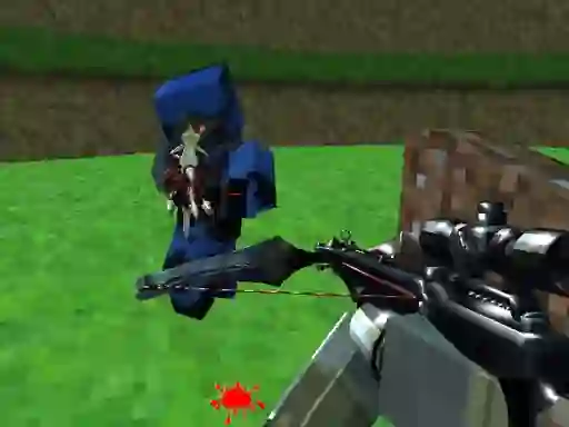 Mchezo Pixel Paintball Ruins Fun online