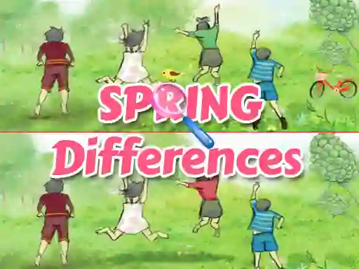 Mchezo Spring Differences online