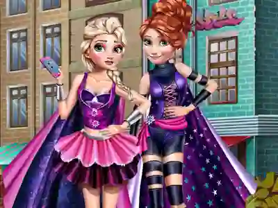 Mchezo Superhero Spring Princess Dress Up online