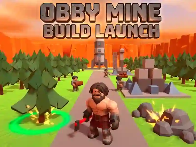 Mchezo Obby Mine Build Launch online