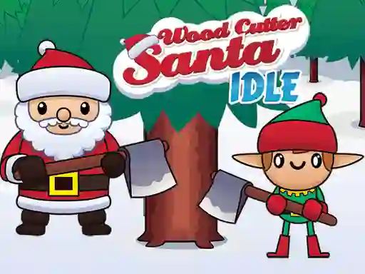 Mchezo Wood Cutter Santa Idle online