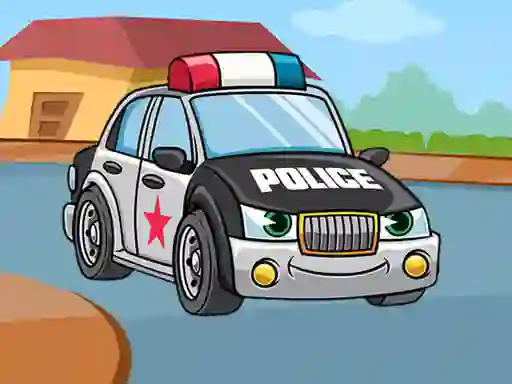 Mchezo Police Cars Jigsaw online