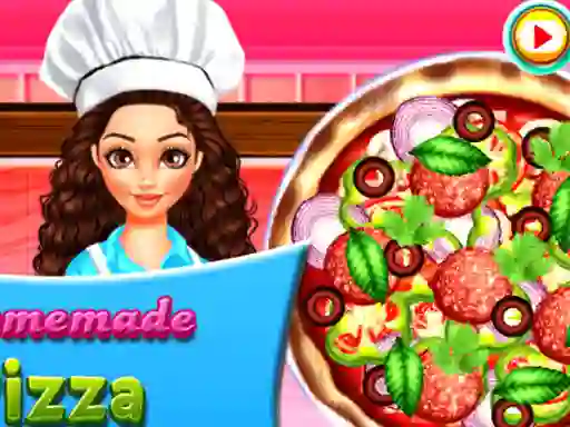 Mchezo Homemade Pizza Cooking online