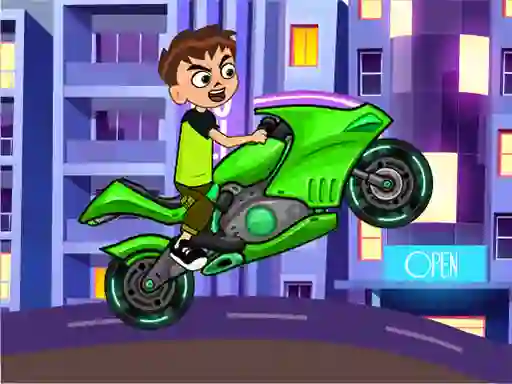 Mchezo Ben 10 Racer punk online