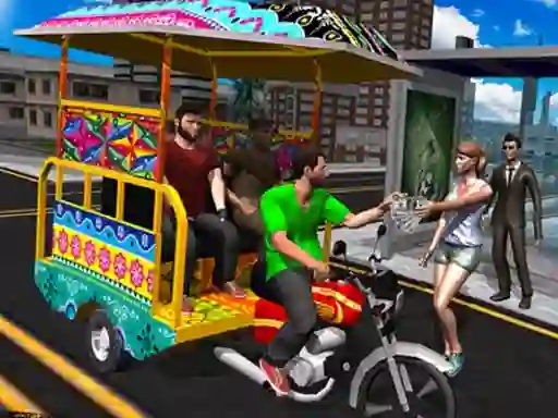 Mchezo TukTuk Chingchi Rickshaw 3D online