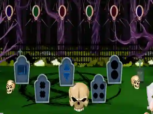 Mchezo Dark Cemetery Escape online