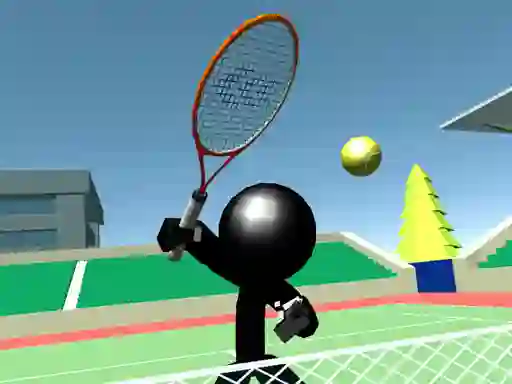 Mchezo Stickman Tennis 3D online