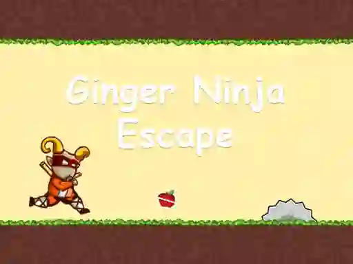 Mchezo Ginger Ninja Escape online