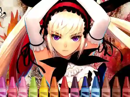 Mchezo 4GameGround Anime Manga Coloring online
