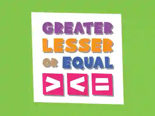 Mchezo Greater Lesser Or Equal online