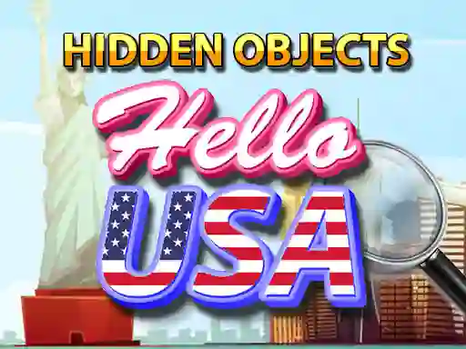 Mchezo Hidden Objects Hello USA online