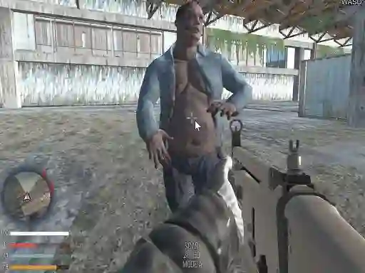 Mchezo Dark Forest Zombie Survival FPS online