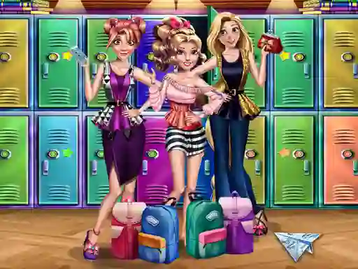 Mchezo Princess Back To School online