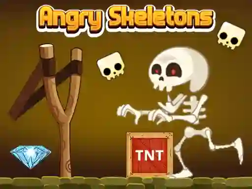 Mchezo Angry Skeletons online