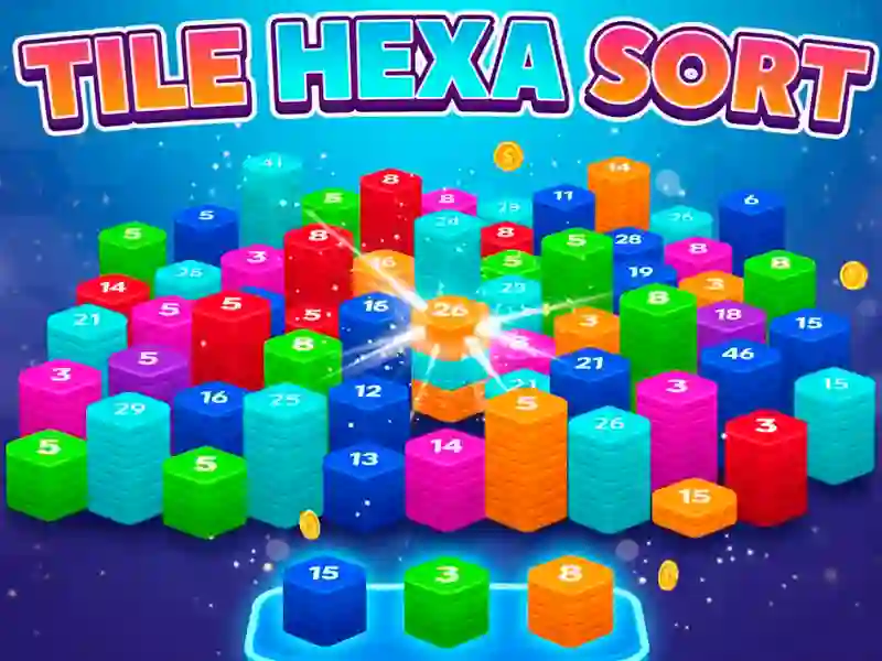 Mchezo Tile Hexa Sort online