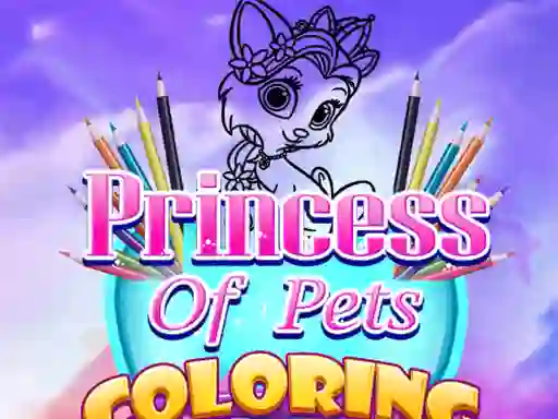 Mchezo Princess Of Pets Coloring online