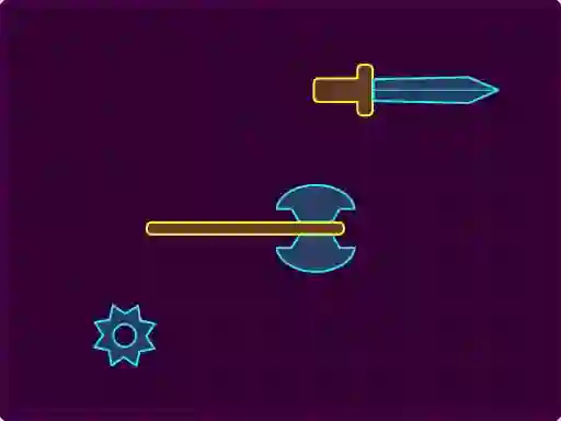 Mchezo Physics Knife online