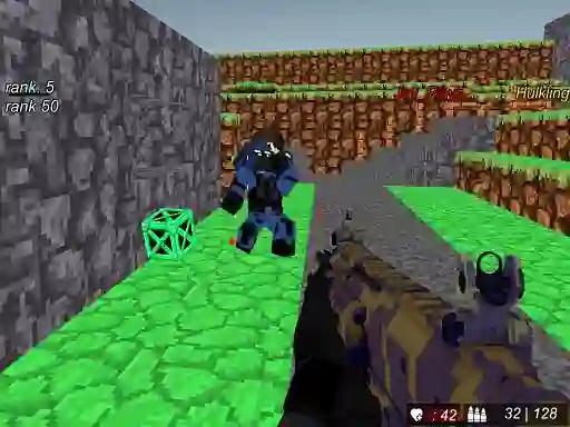 Mchezo Blocky Wars Advanced Combat Swat Multiplayer online