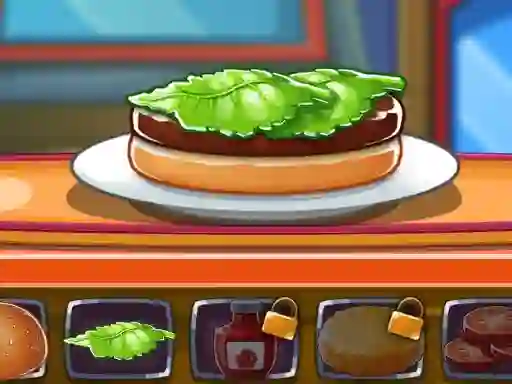 Mchezo Top Burger Cooking online