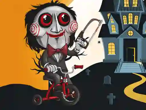 Mchezo Scary Faces Jigsaw online