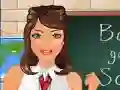 Mchezo Barbie goes to School Makeover online