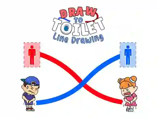 Mchezo Draw To Toilet Line Drawing online