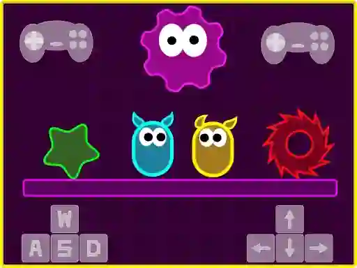 Mchezo Neon Slimes online