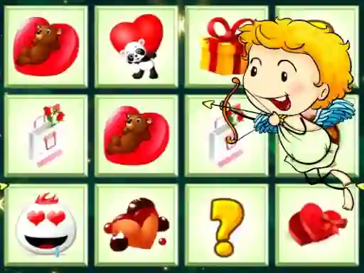 Mchezo Valentines Cards Match online