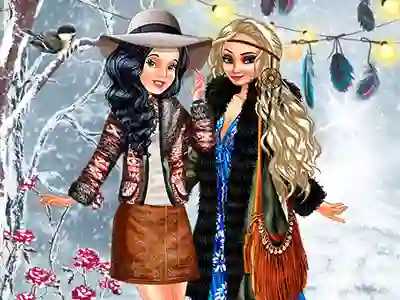 Mchezo Boho Winter With Princess online