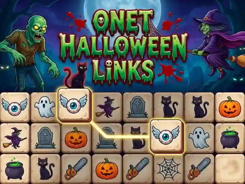 Mchezo ONet Halloween Links online