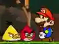 Mchezo Mario vs Angry Birds online
