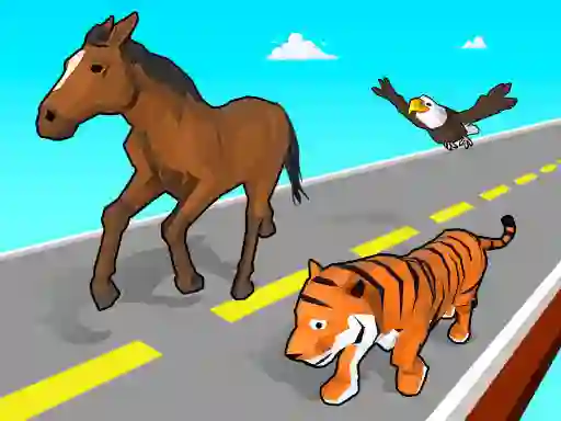 Mchezo Animal Transform Race online