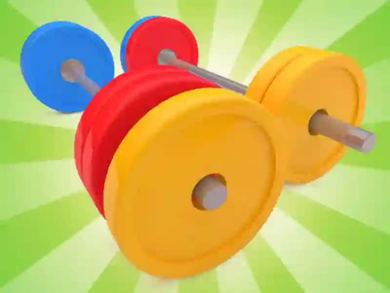 Mchezo Barbell Sort Puzzle online