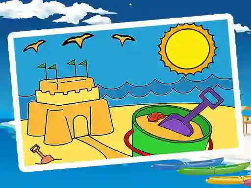 Mchezo Summer Coloring Pages online