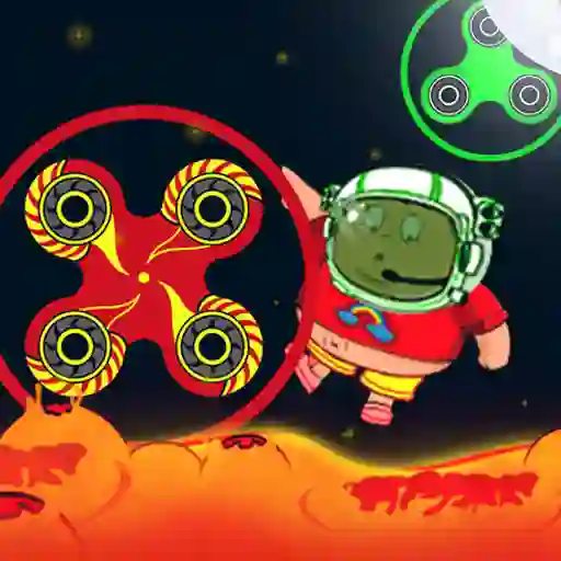 Mchezo Spinner Astro the Floor is Lava online