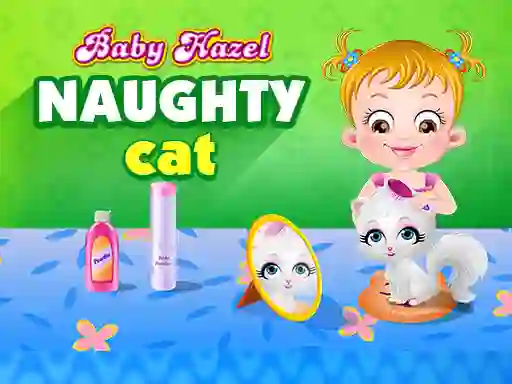Mchezo Baby Hazel - naughty cat online