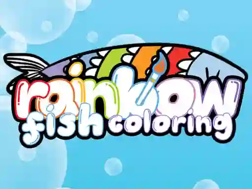 Mchezo Rainbow Fish Coloring online