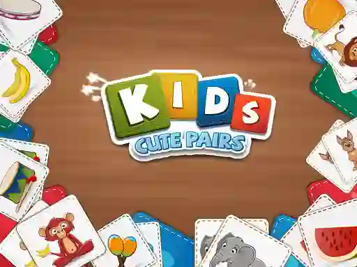 Mchezo Kids Cute Pairs online