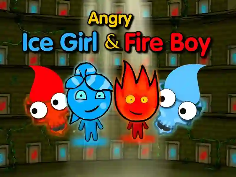 Mchezo Angry Ice girl and Fire boy online