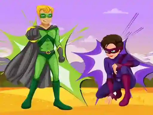 Mchezo Superheroes Jigsaw online
