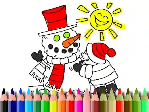 Mchezo Back To School: Winter Time Coloring online