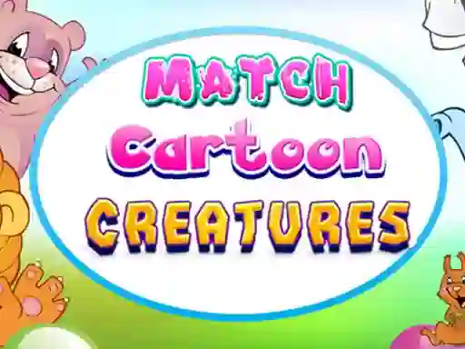 Mchezo Match Cartoon Creatures online