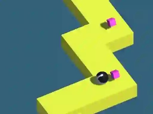 Mchezo Zigzag Ball Dash online