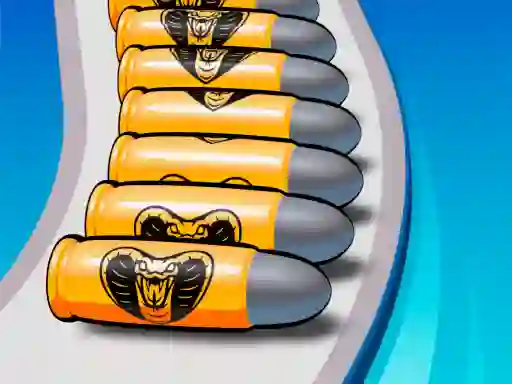 Mchezo Snake Of Bullets Collect and Shoot online